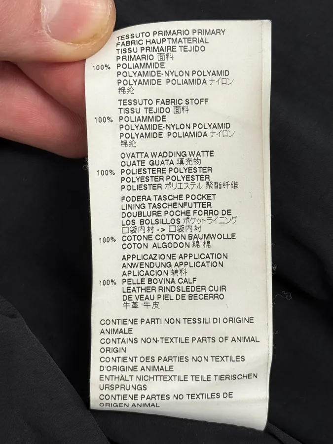 SS2016 Maison Margiela Navy 5 Zips Hooded Rain Jacket - Image 13