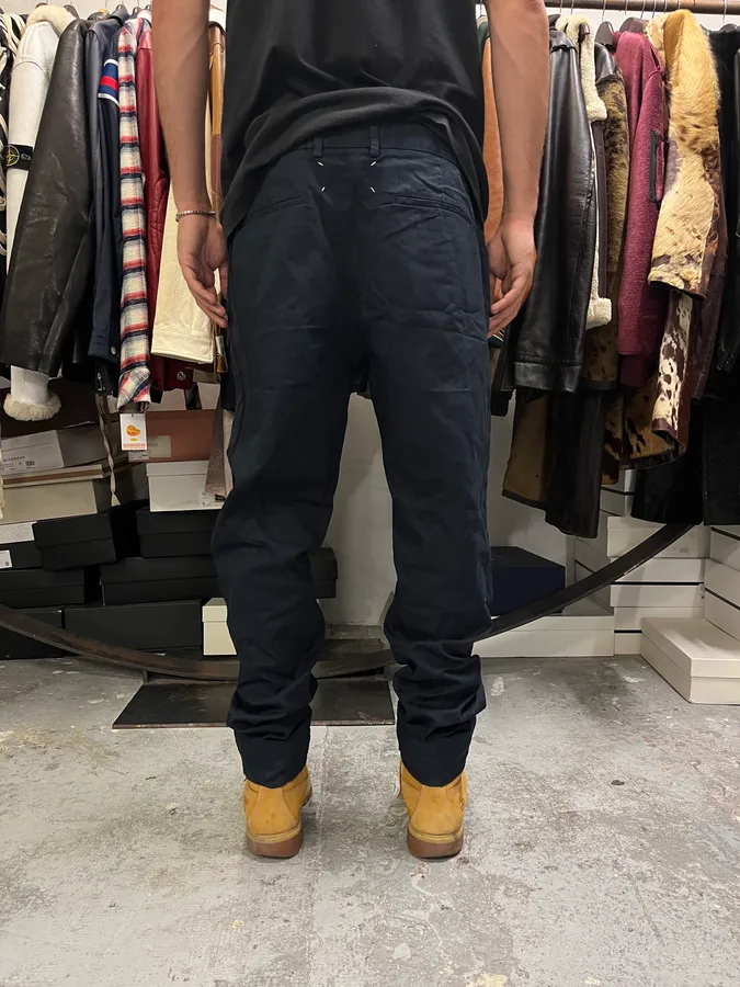 SS2016 Maison Margiela Navy Chino Pants - Image 3