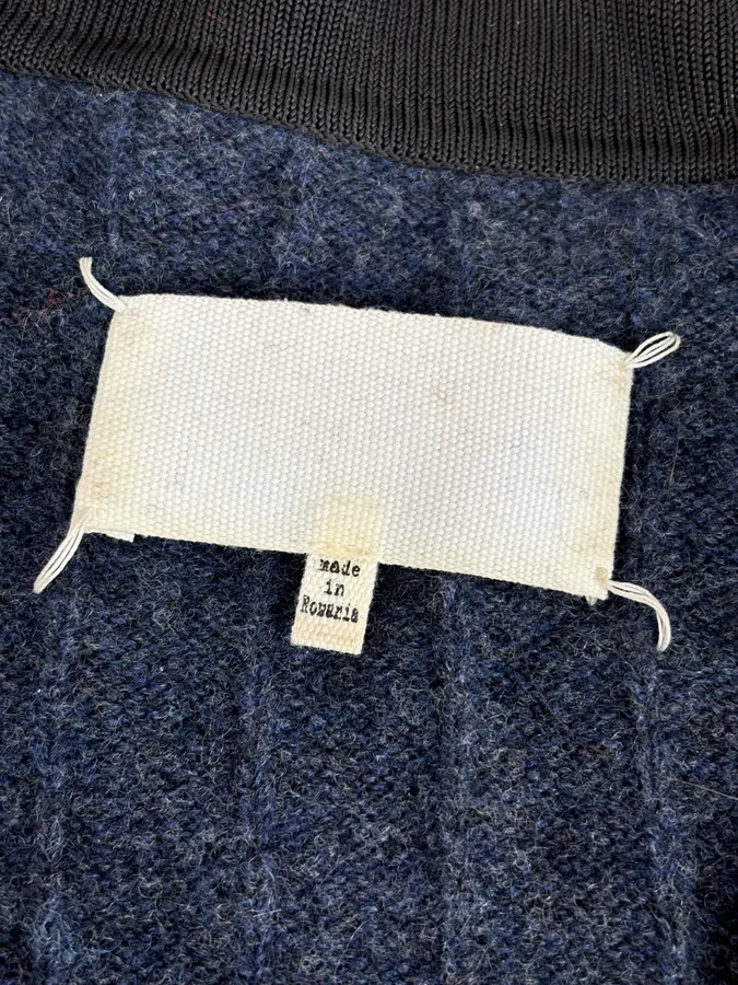 SS2016 Maison Margiela Navy Trompe Loeil Polo Sweater - Image 10
