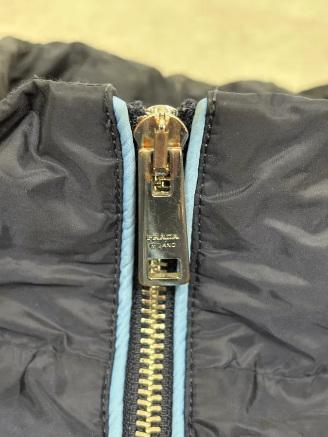 SS2016 Prada Navy Light Windbreaker Jacket - Image 10