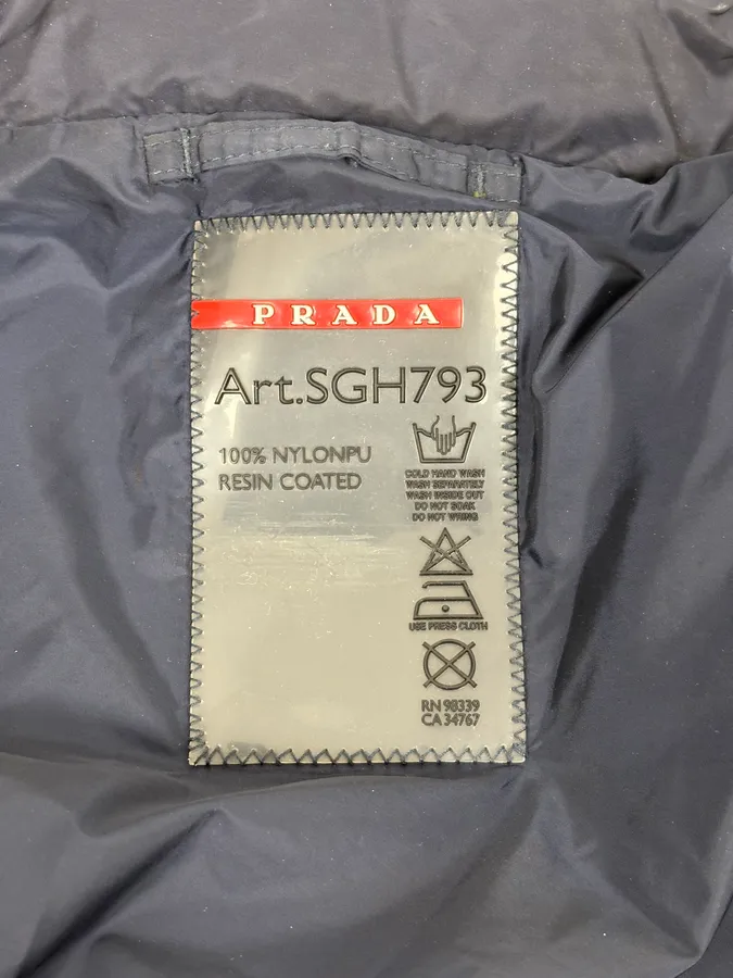 SS2016 Prada Navy Light Windbreaker Jacket - Image 14