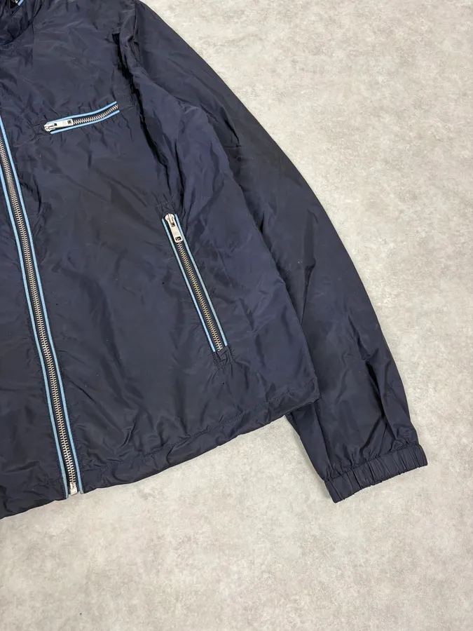 SS2016 Prada Navy Light Windbreaker Jacket - Image 9