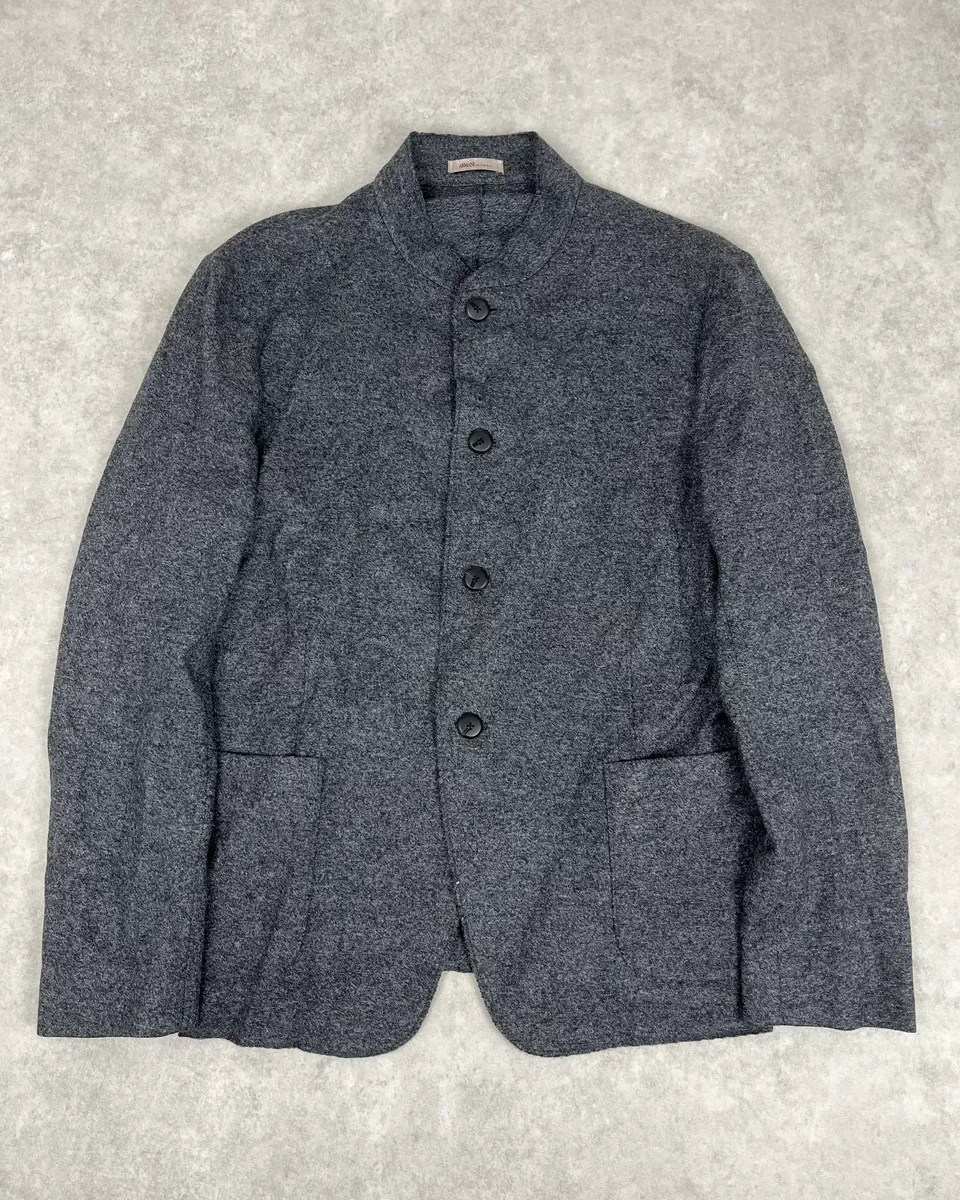 SS2017 Armani Collezioni Classy Grey Buttoned Jacket