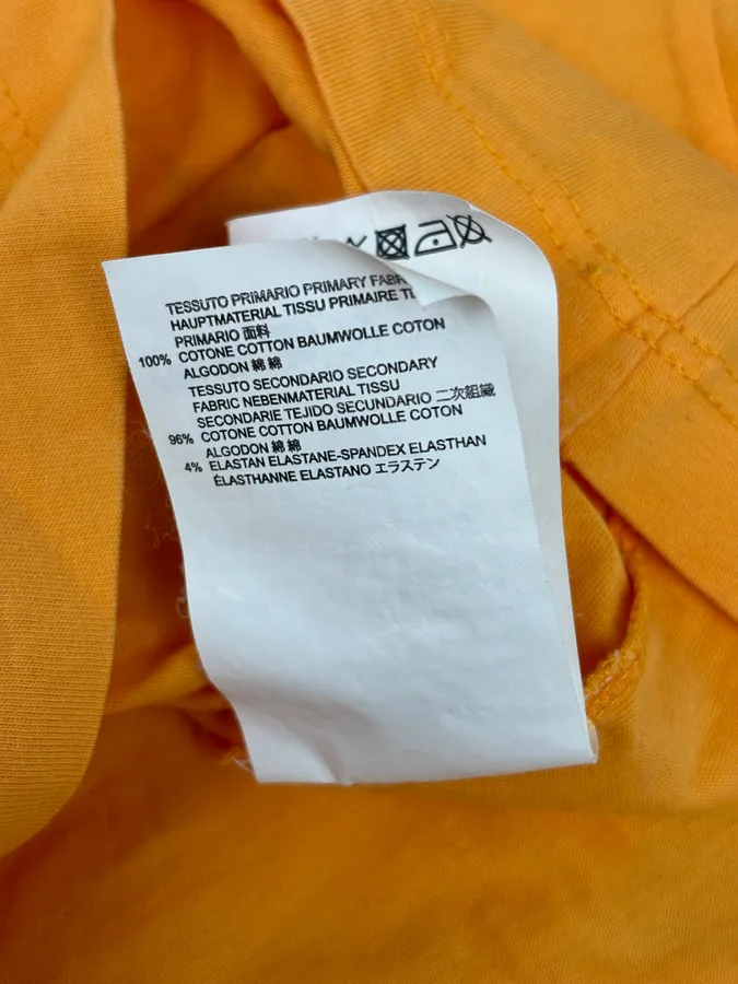 SS2017 Dsquared2 Safety Pin Orange Vitamin T-Shirt - Image 10