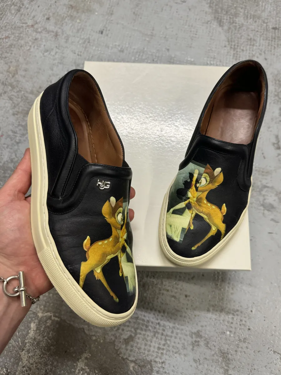 SS2017 Givenchy Bambi Black Leather Loafers