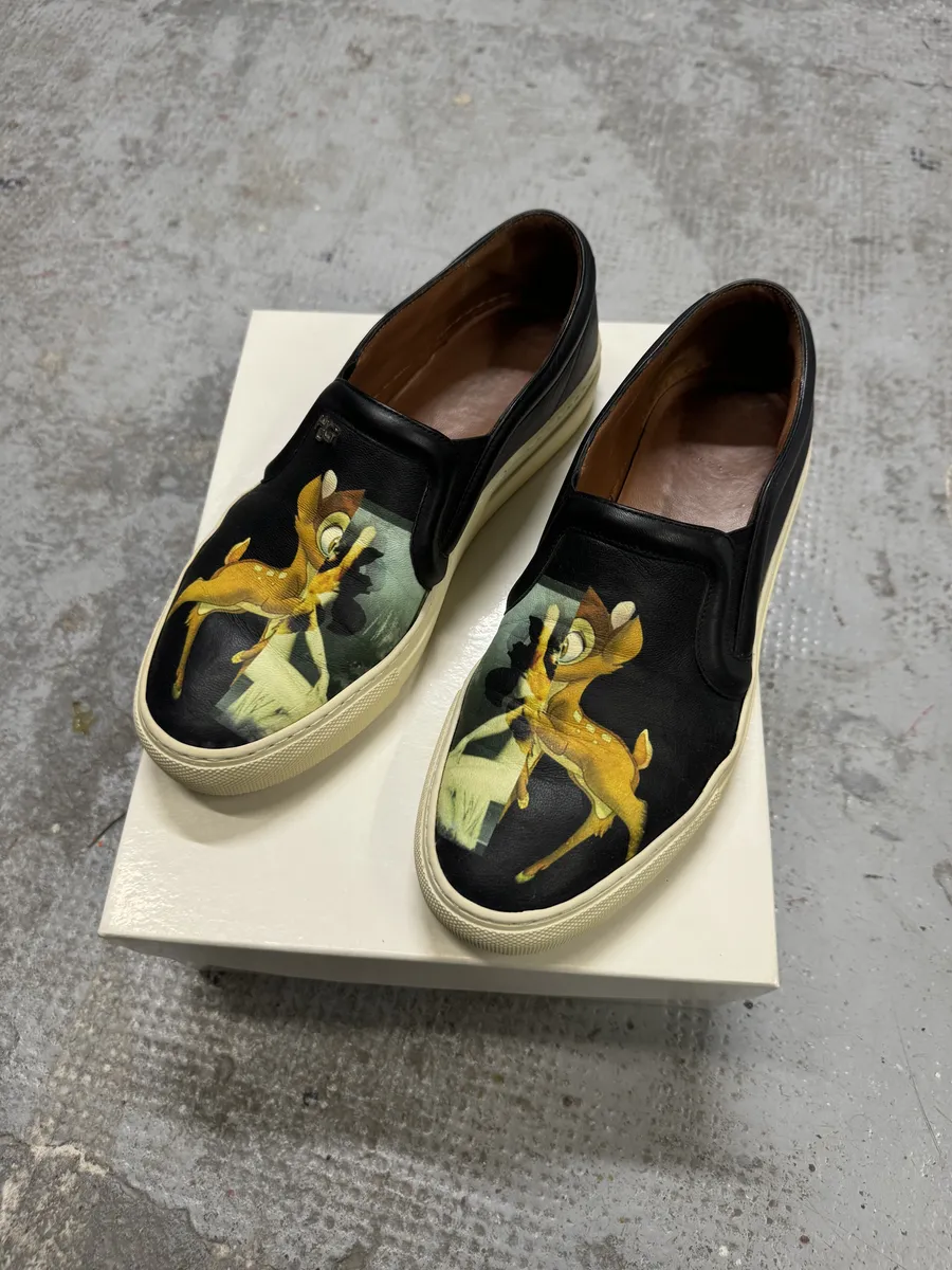 SS2017 Givenchy Bambi Black Leather Loafers - Image 2