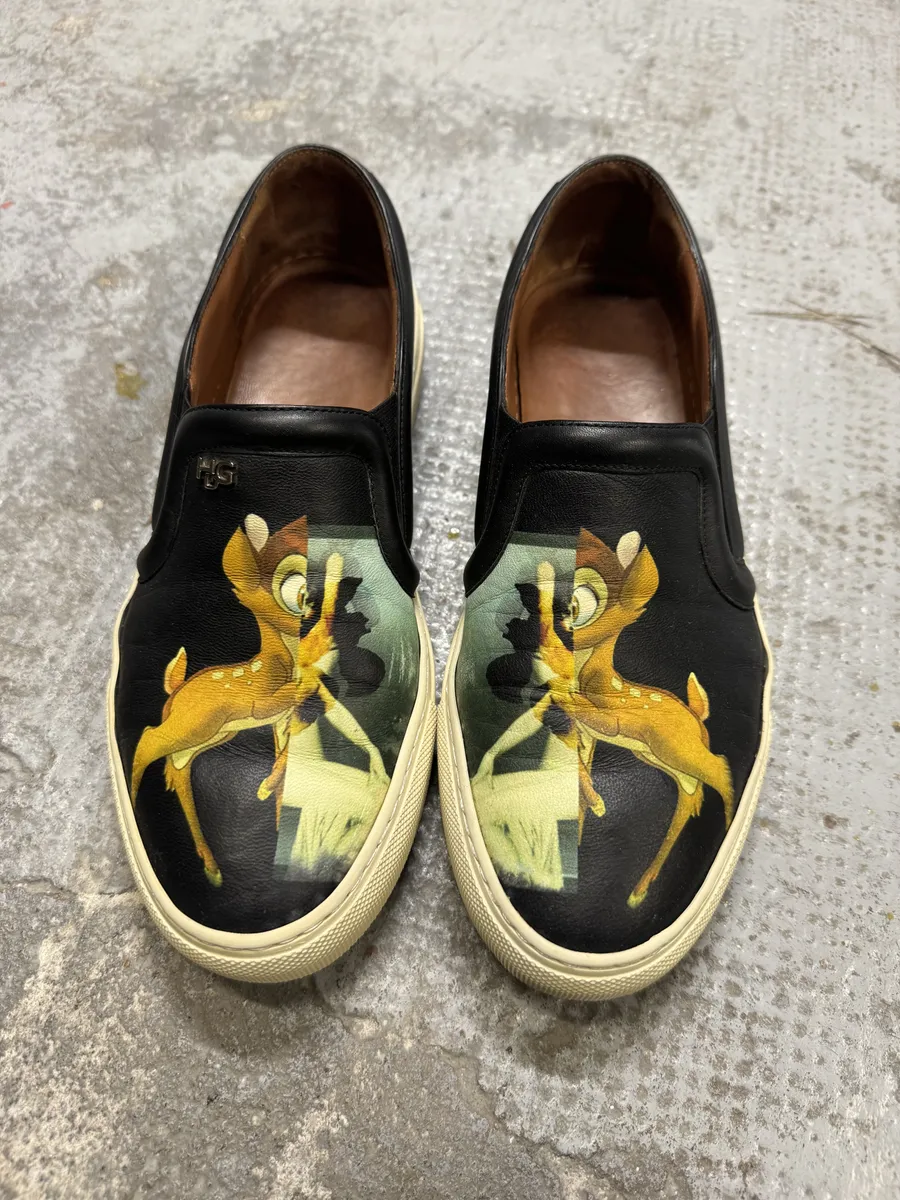 SS2017 Givenchy Bambi Black Leather Loafers - Image 3