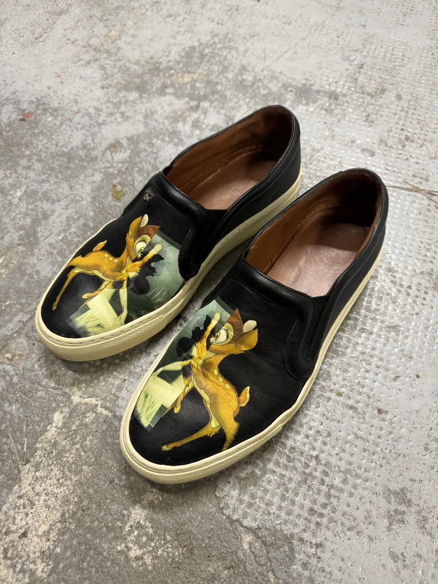 SS2017 Givenchy Bambi Black Leather Loafers - Image 4