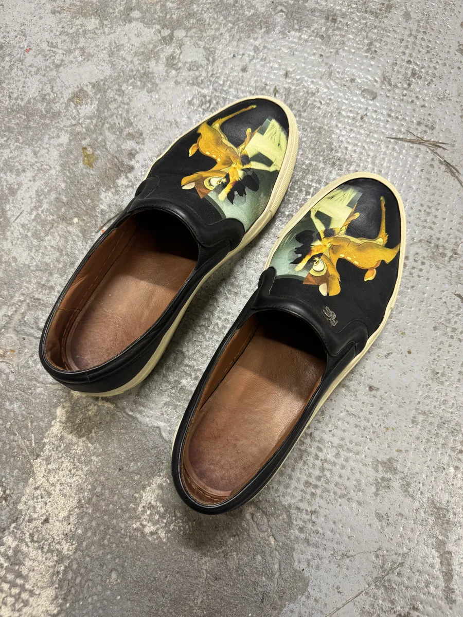 SS2017 Givenchy Bambi Black Leather Loafers - Image 5