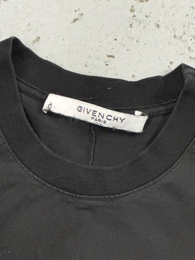 SS2017 Givenchy Black Cotton Rottweiler Graphic T-Shirt by Riccardo Tisci - Image 8