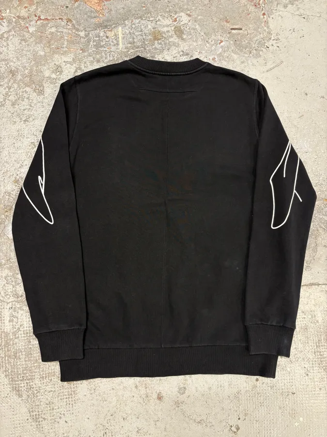 SS2017 Givenchy Black Rottweiler Drawing Sweater by Riccardo Tisci - Image 6