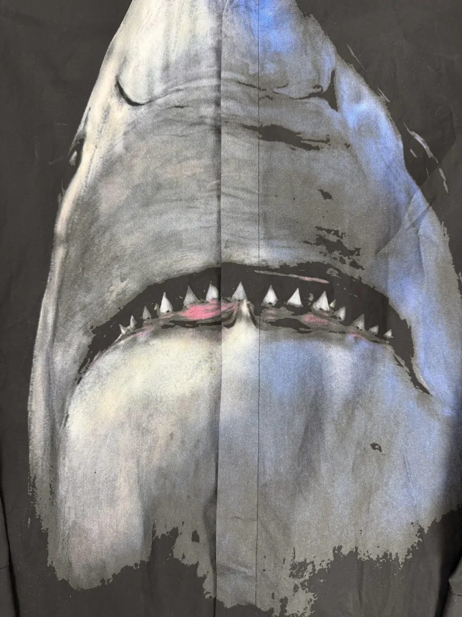 SS2017 Givenchy Jaws Shark Black Shirt by Riccardo Tisci - Image 5