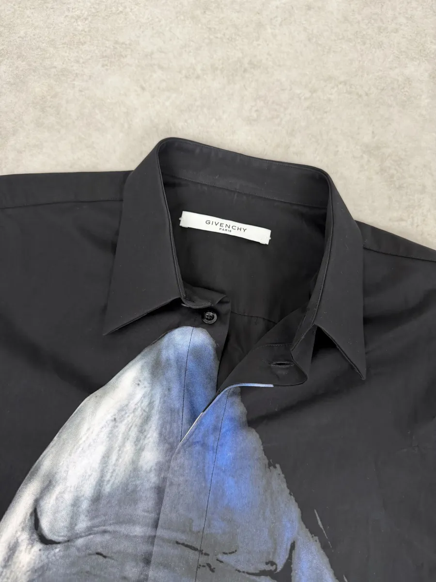 SS2017 Givenchy Jaws Shark Black Shirt by Riccardo Tisci - Image 8