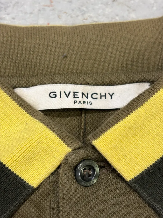 SS2017 Givenchy Yellow & Brown Harmony Polo by Riccardo Tisci - Image 5