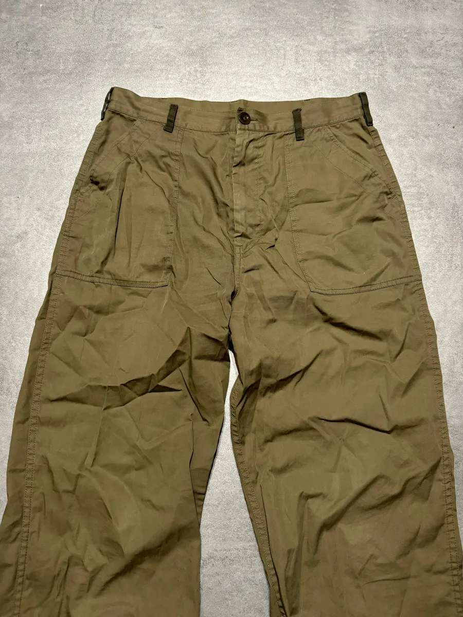 SS2017 Maison Margiela Olive Cozy Green Relaxed Pants - Image 9