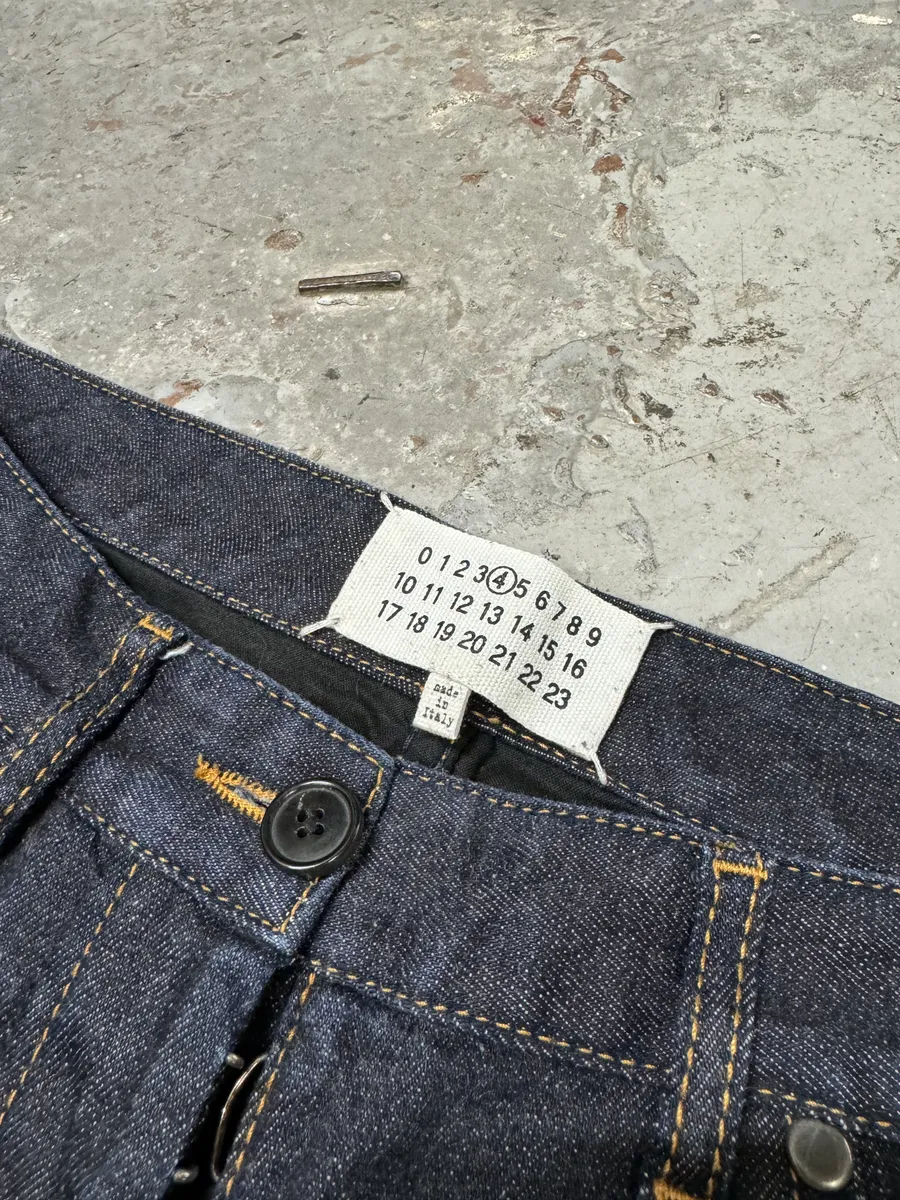 SS2017 Maison Margiela Slim Brut Denim Jeans - Image 8