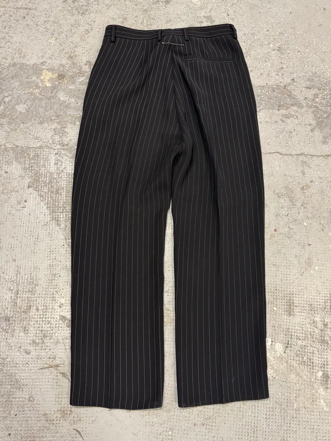 SS2017 Maison Margiela Striped Black Pants - Image 2