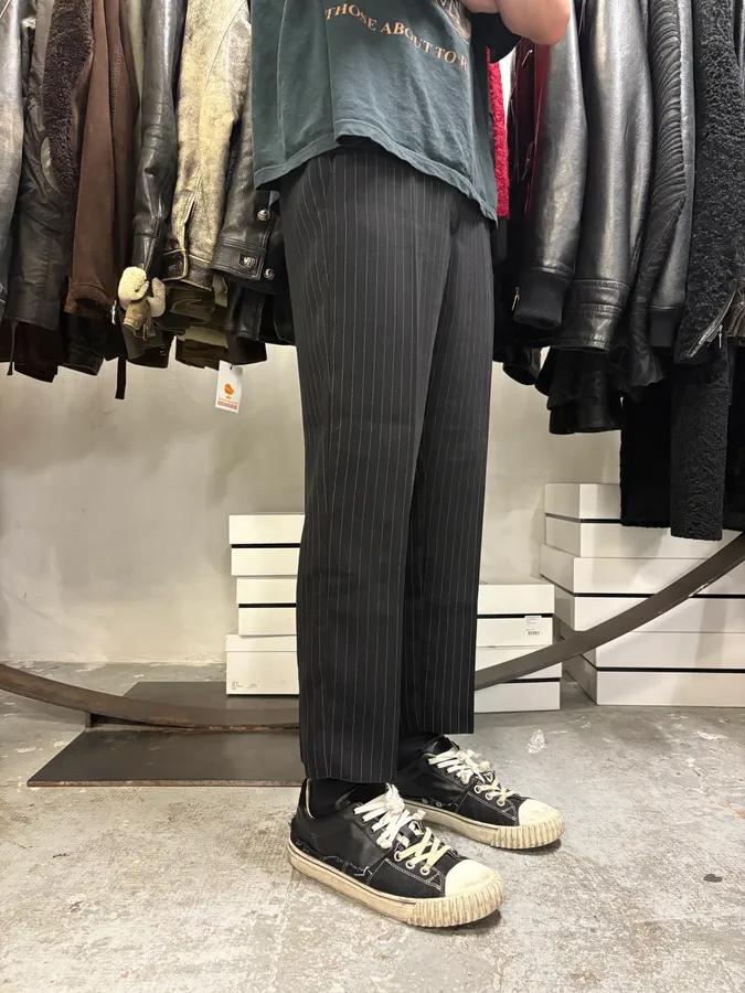 SS2017 Maison Margiela Striped Black Pants - Image 4