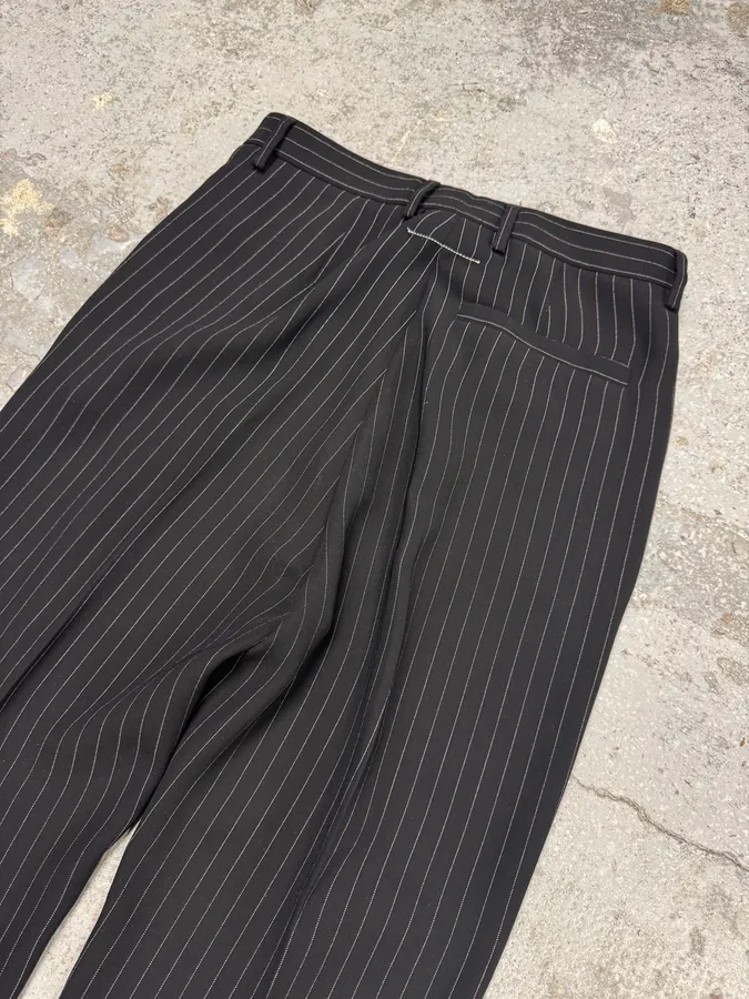SS2017 Maison Margiela Striped Black Pants - Image 6