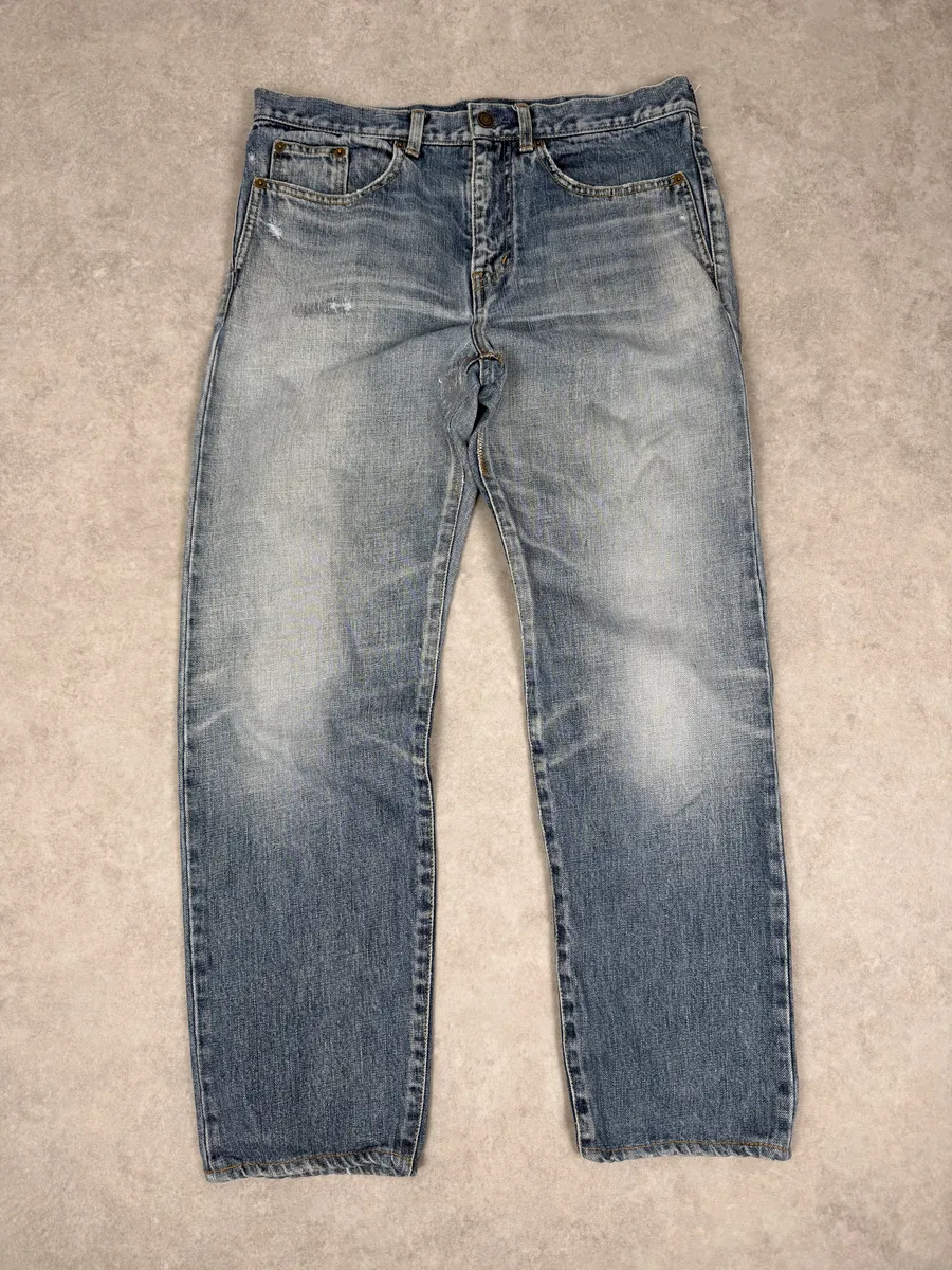 SS2017 Saint Laurent Blue Denim Jeans - Image 4
