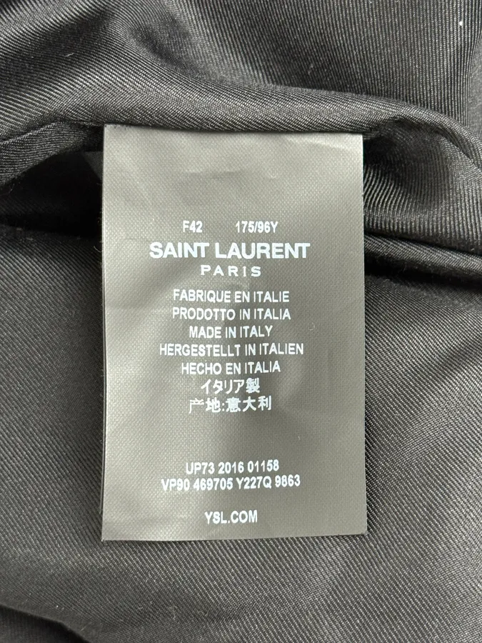 SS2017 Saint Laurent Persan Embellished Bomber Jacket - Image 16