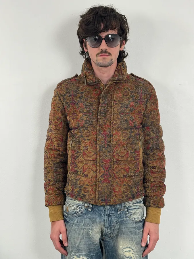 SS2017 Saint Laurent Persan Nylon Quilted Puffer Jacket - Image 2
