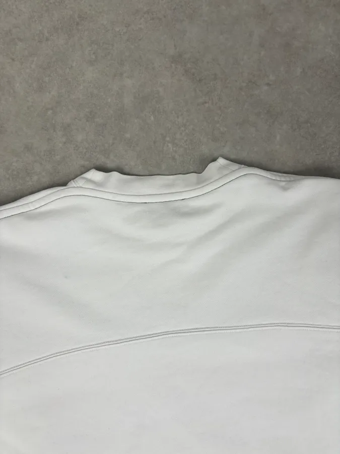 SS2018 Acne Studios White Cozy Crewneck Sweater - Image 6