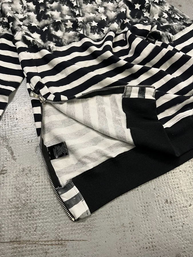 SS2018 Balmain USA Flag Black & White Sweater - Image 8