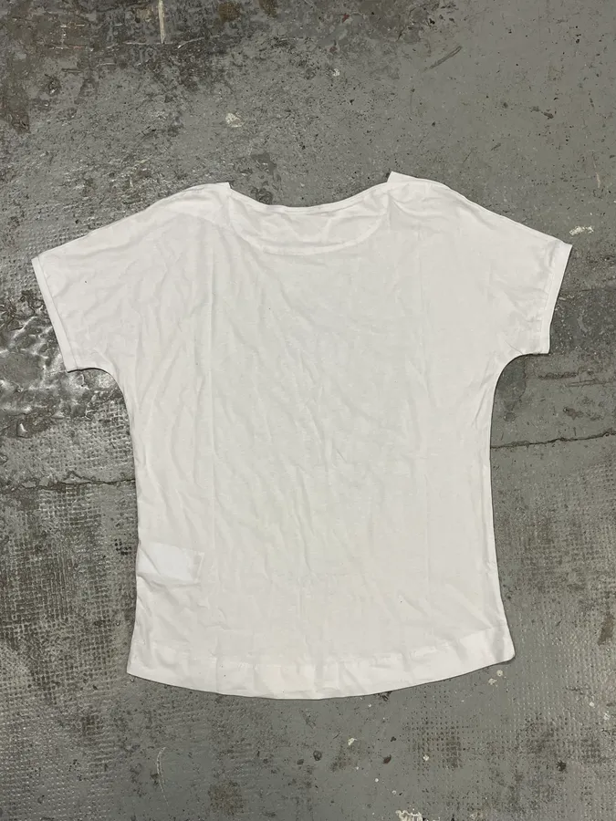 SS2018 Cavalli Necklaces Trompe L’Oeil White T-Shirt - Image 7