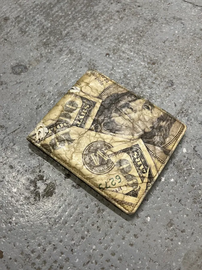 SS2018 Maison Margiela Dollar Bills Leather Wallet - Image 2