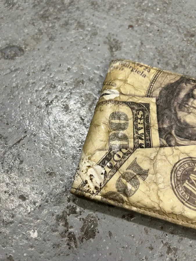SS2018 Maison Margiela Dollar Bills Leather Wallet - Image 4