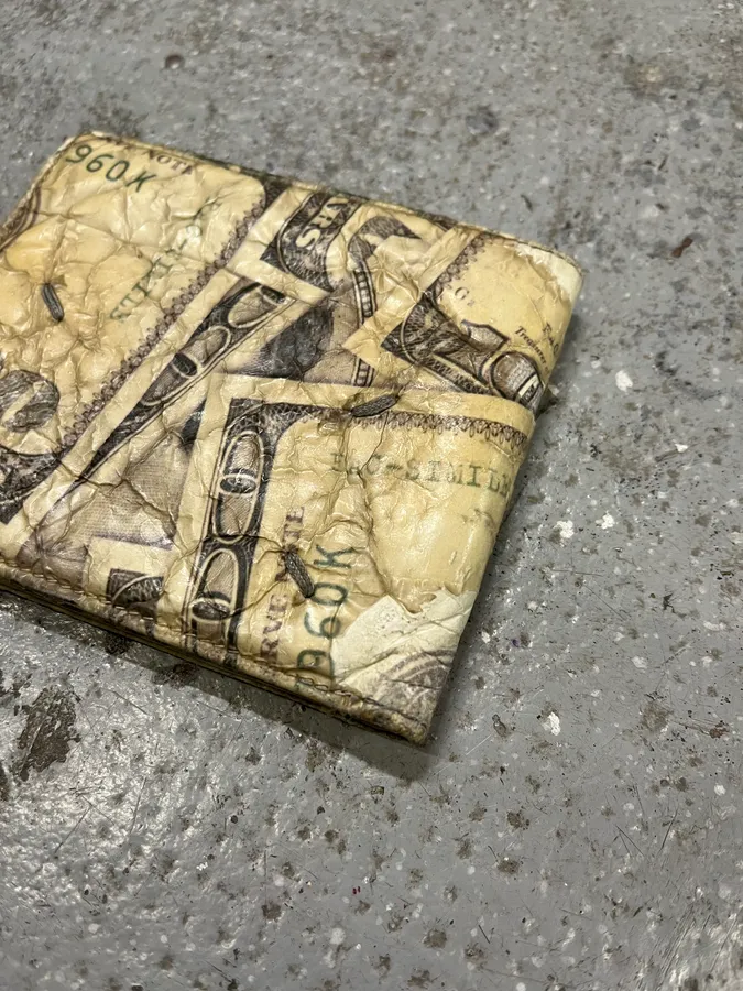 SS2018 Maison Margiela Dollar Bills Leather Wallet - Image 6