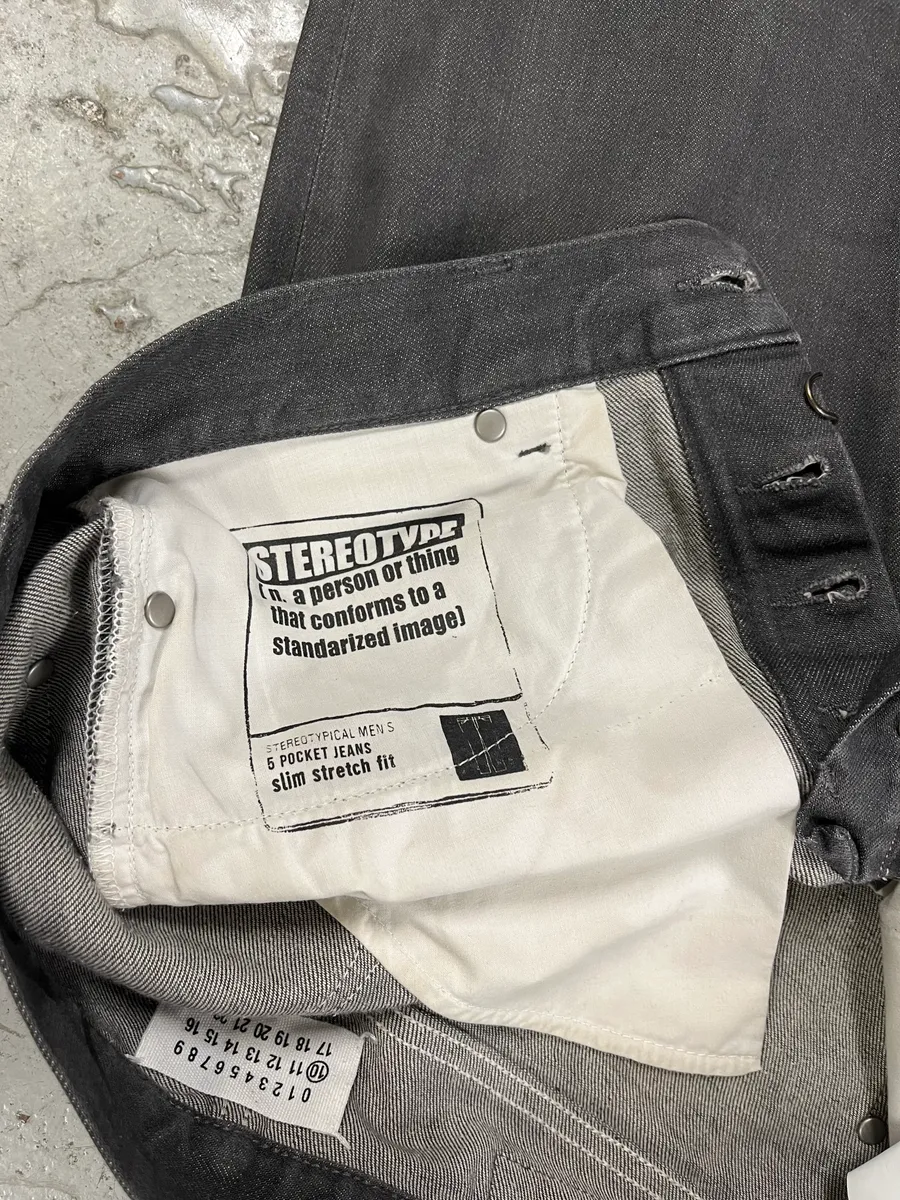 SS2018 Maison Margiela Grey Denim Jeans - Image 11