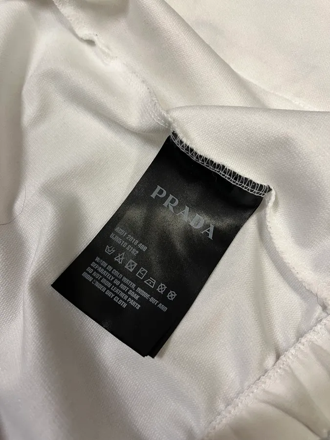 SS2018 Prada White Zip-up Sweater - Image 11