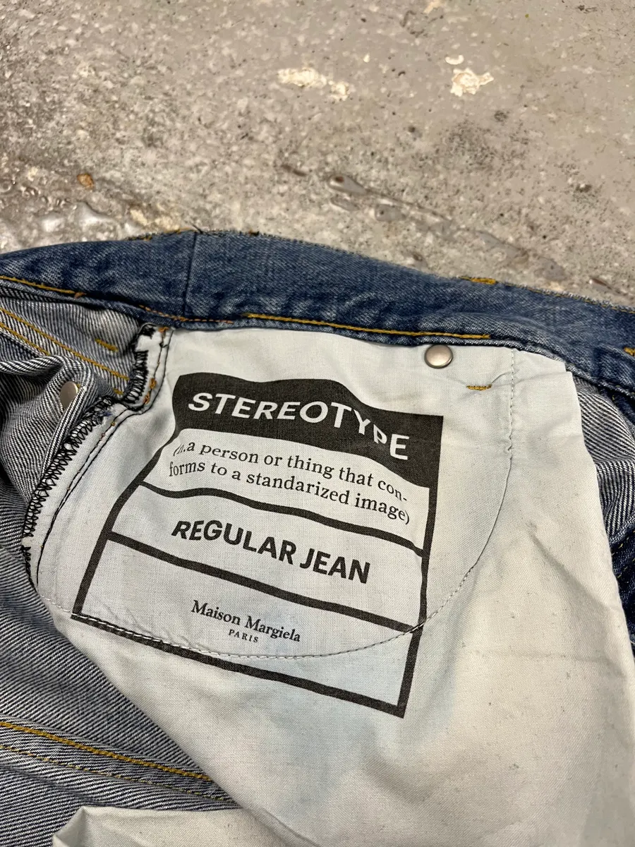 SS2019 Maison Margiela Blue Regular Denim Jeans - Image 8
