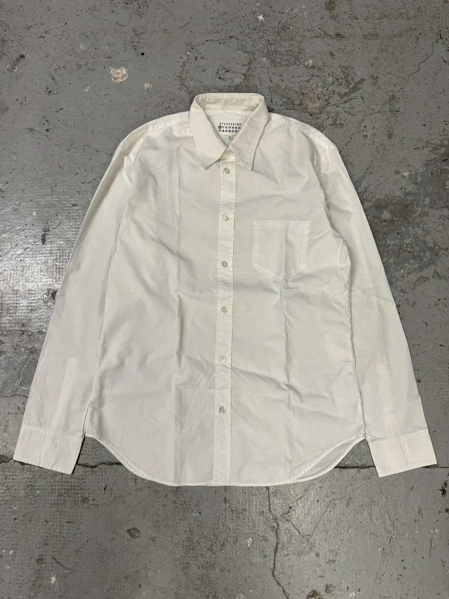 SS2019 Maison Margiela White Signature Shirt - Image 5