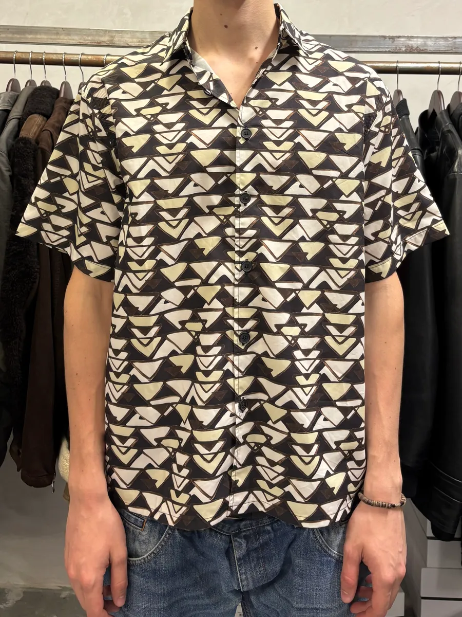 SS2019 Prada Milano Propaganda Short Sleeves Summer Shirt - Image 2