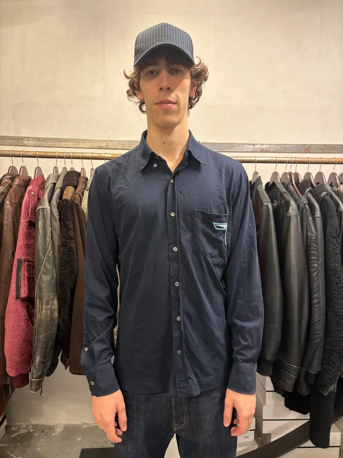 SS2019 Prada Navy Button-ups Shirt - Image 2
