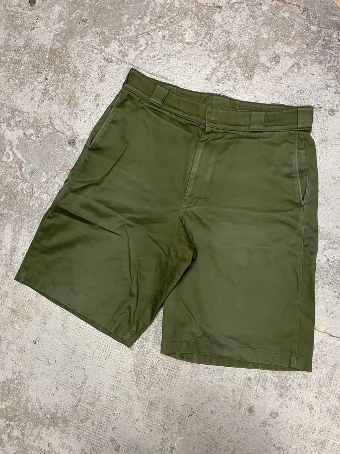 SS2019 Prada Olive Relaxed Ample Shorts - Image 6