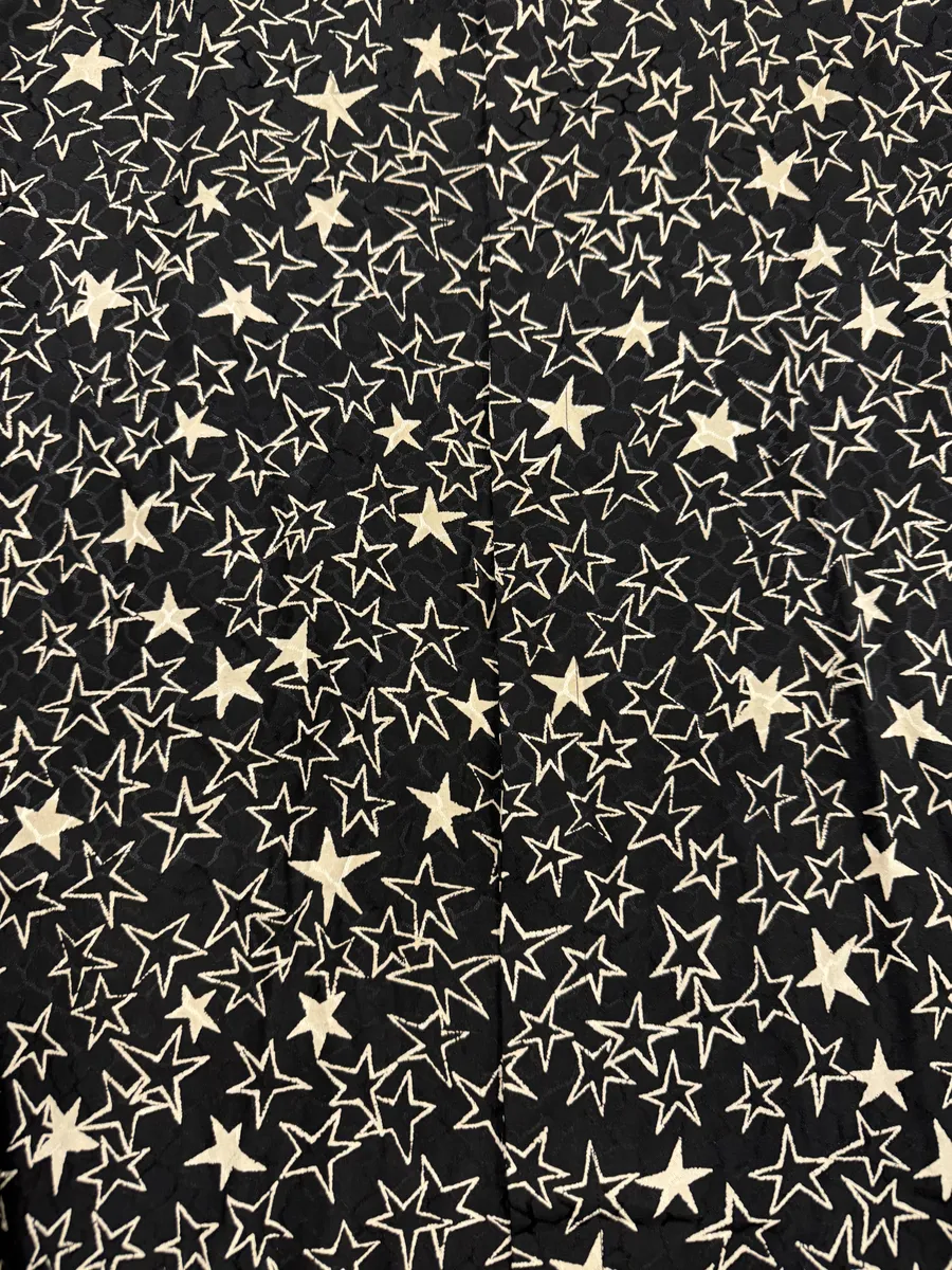 SS2019 Saint Laurent Multiple Stars Black Shirt - Image 9
