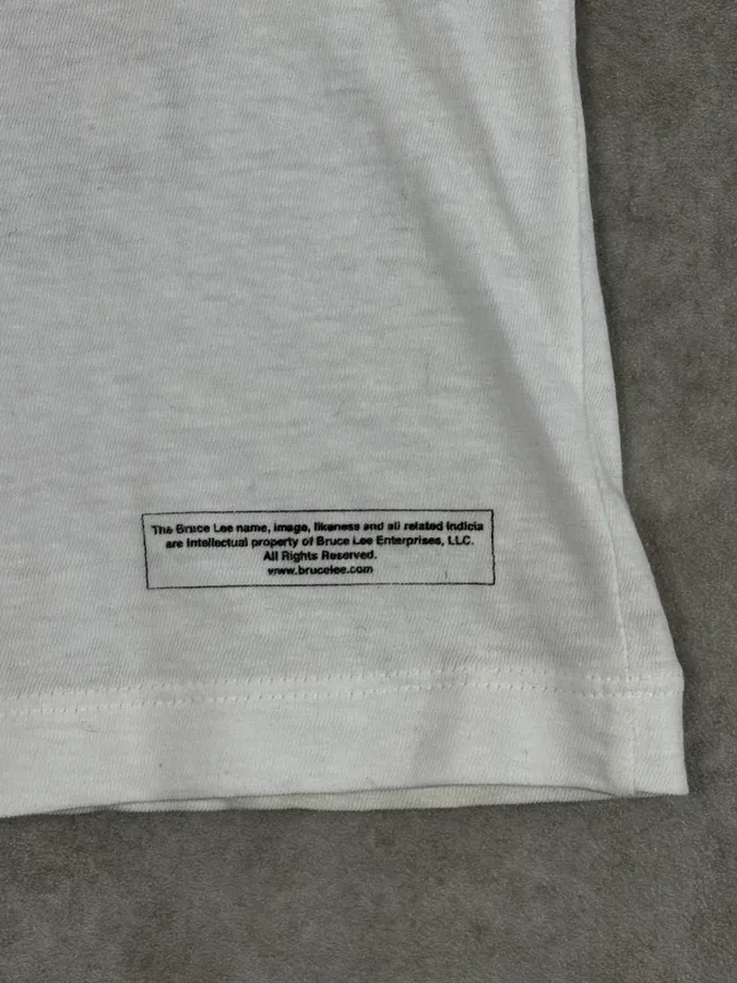 SS2020 Dsquared2 White Bruce Lee Fighter T-Shirt - Image 9