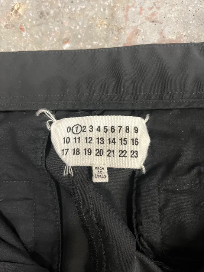 SS2020 Maison Margiela Black Tailored Pants - Image 3