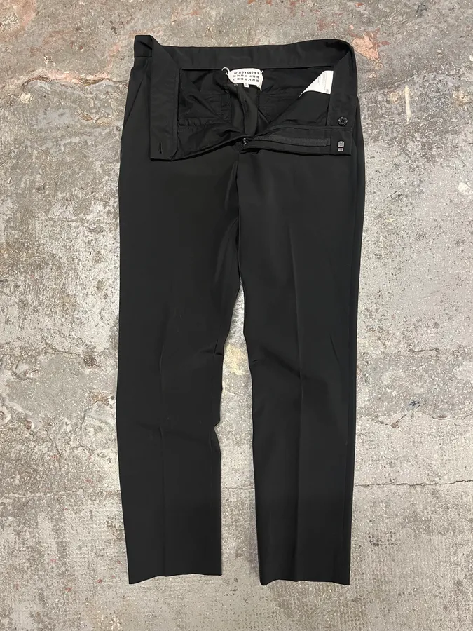 SS2020 Maison Margiela Black Tailored Pants - Image 7