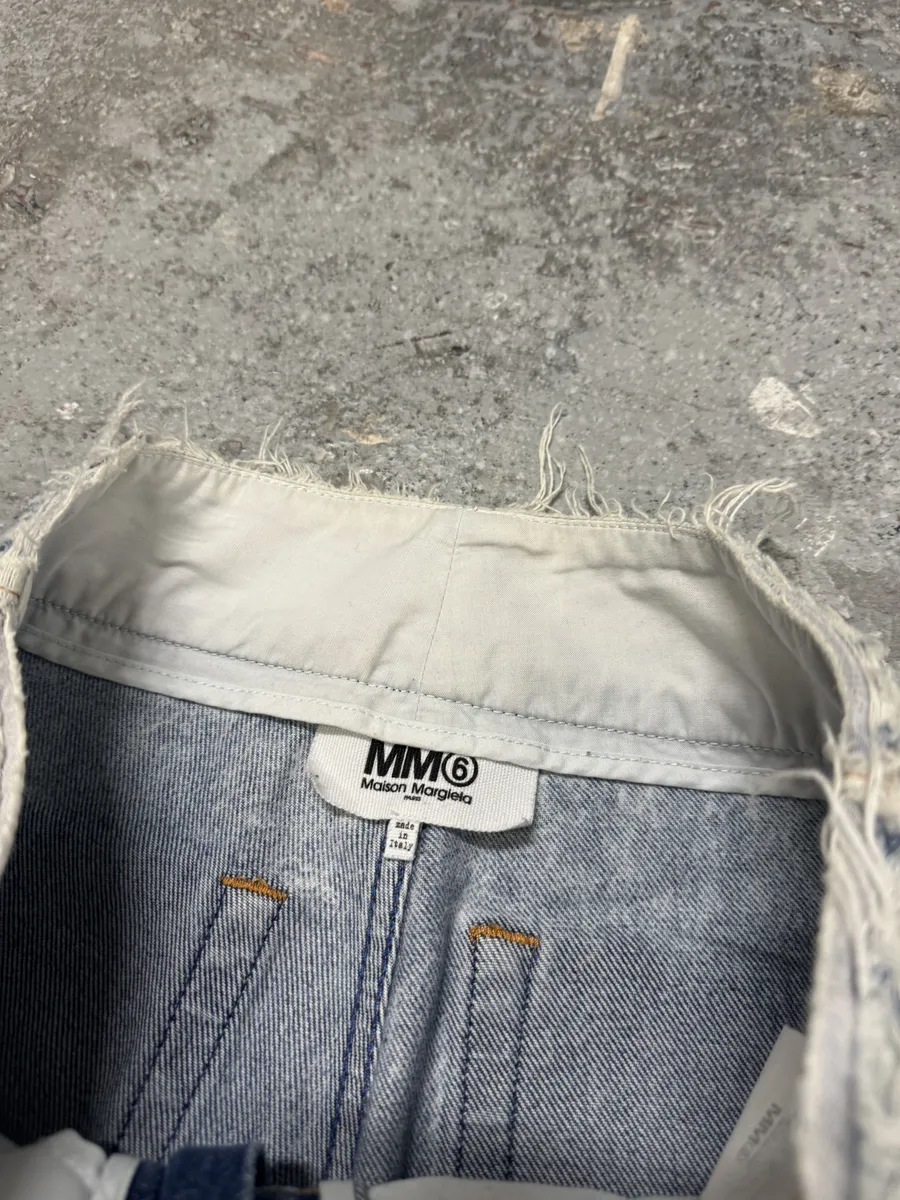 SS2020 Maison Margiela MM6 Large Blue Denim Jeans - Image 7