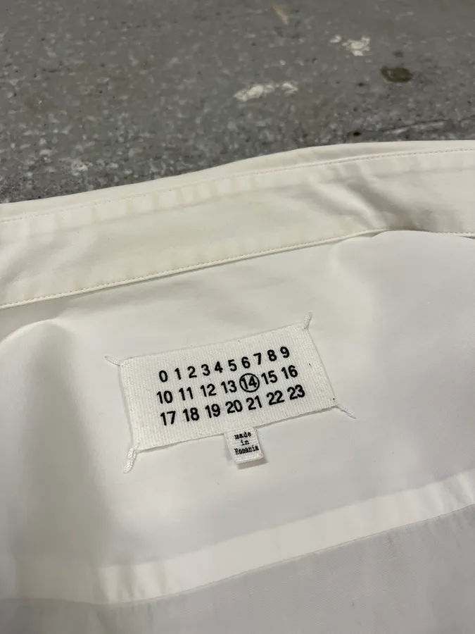 SS2020 Maison Margiela White Signature Shirt - Image 11