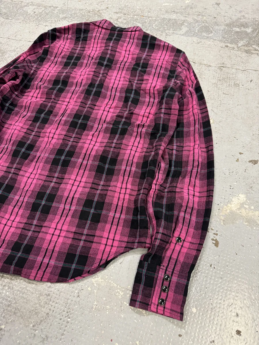 SS2020 Saint Laurent Pink & Black Shirt - Image 9