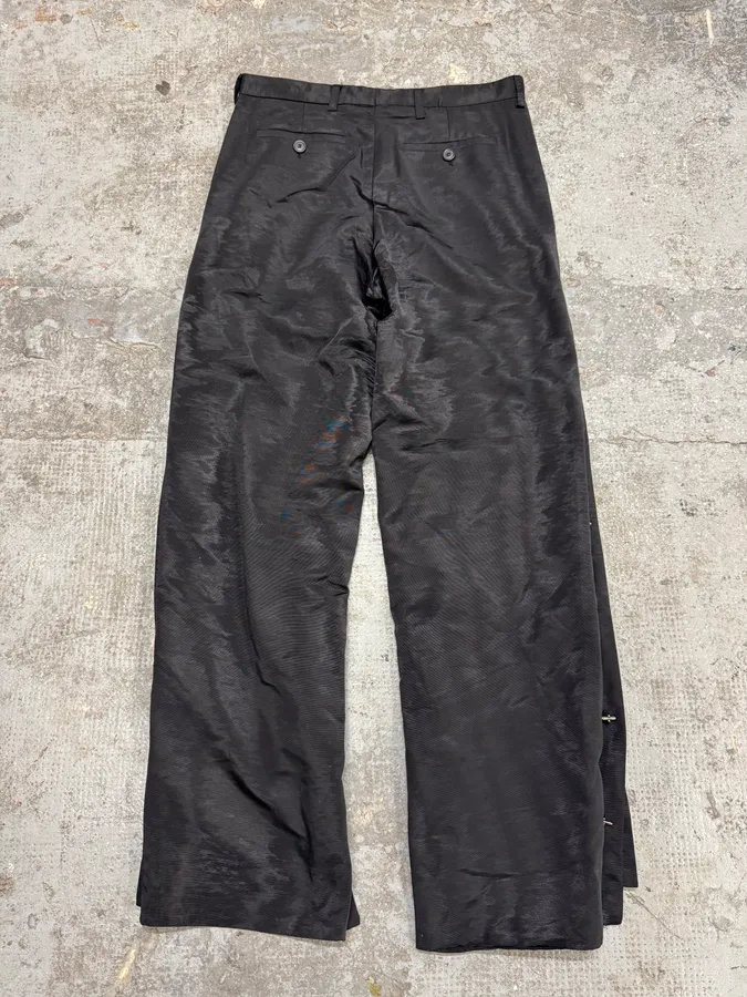 SS2020 Y/Project Black Buttoned Soft Pants - Image 8