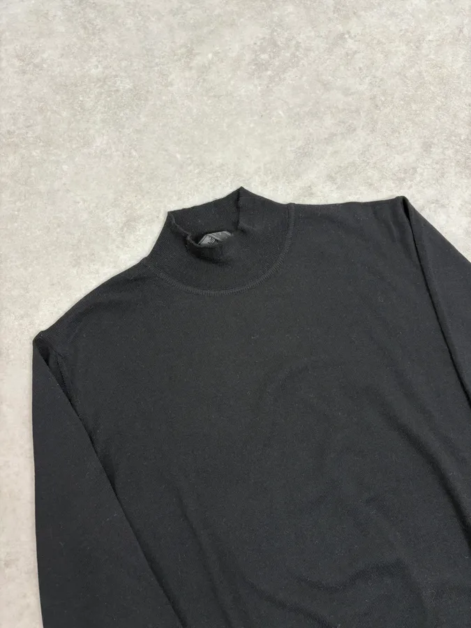 SS2021 Prada Black Wool Turtleneck Sweater - Image 5