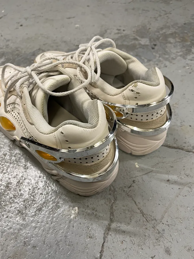 SS2021 Raf Simons Cyclon 21 Creamy Leather Sneakers - Image 7