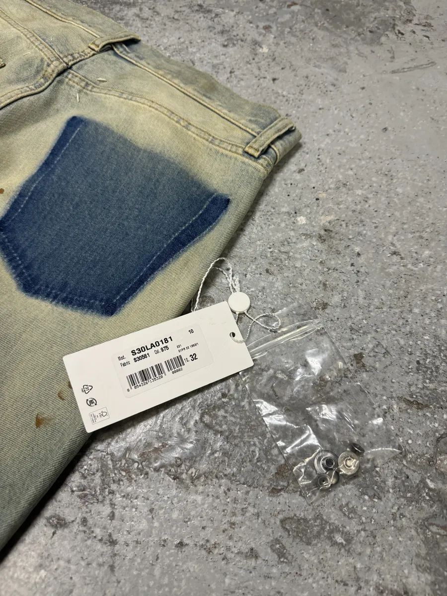 SS2022 Maison Margiela Dirty Faded Denim Jeans - Image 11